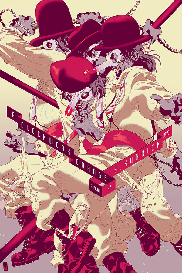 thepostermovement:  Stanley Kubrick Films by Tomer Hanuka 
