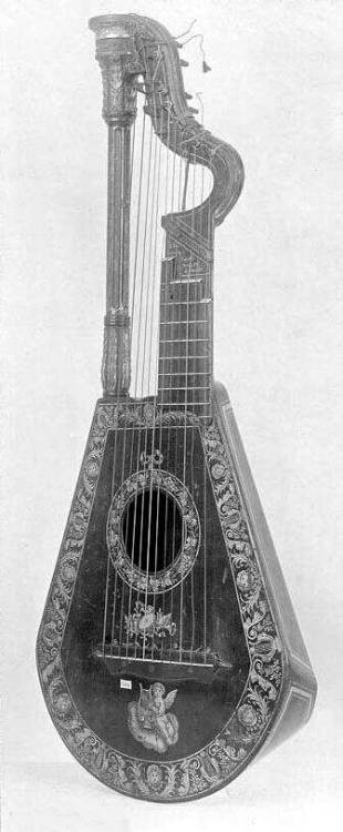 Harp Lute by Edward Light, Musical InstrumentsThe Crosby Brown Collection of Musical Instruments, 18
