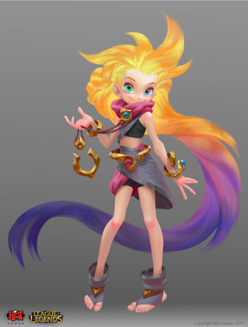 My contribution to the development of Zoe, a champion for League of Legends. Thanks a lot to my wond