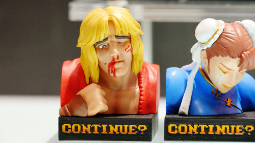 elcondensadordf:  Impresionantes bustos de los personajes derrotados del Street Fighter 