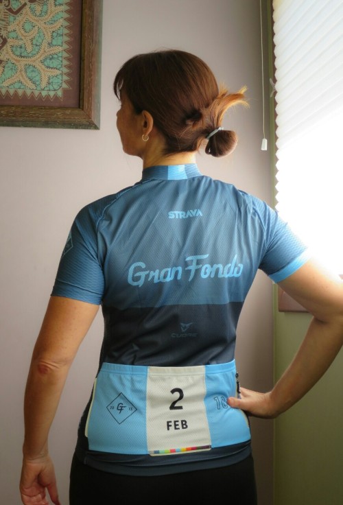 mari-musing: Our February Strava Gran Fondo jerseys arrived and very nice they are too. Looking forw
