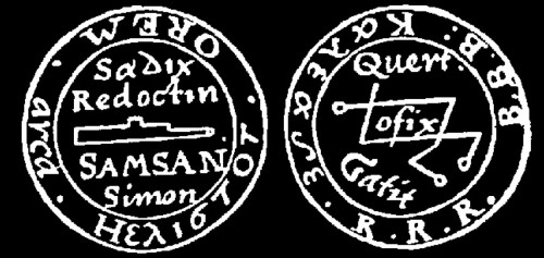 Sigil for Libra from Archidoxis Magicae by Paracelsus.