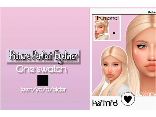 Hey Simmers ! xI made an Eyeliner & would appreciate it if you all could check it out (: I’m fai