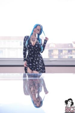 nakedsuicidegirls:  Riae - Blue Reflection