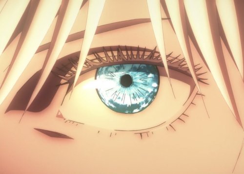 gojo’s eyes || season 1 vs. movie 0