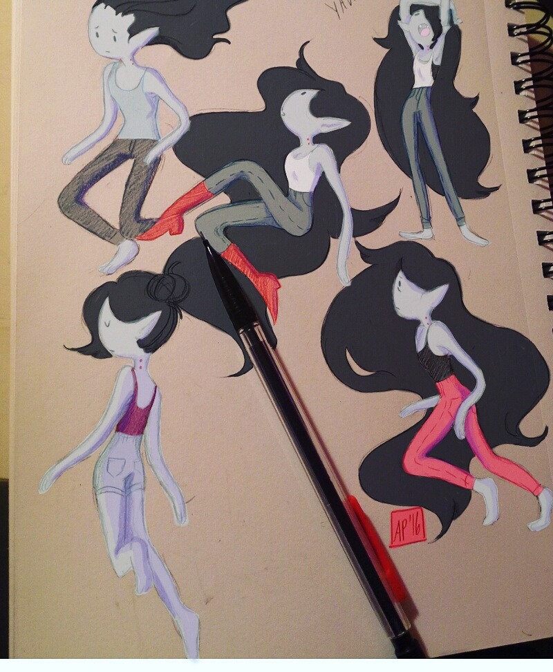 angrypie:  Digitally colored sketch collection from my instagram  Go follow me there!