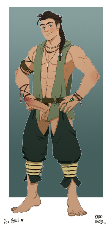 Kuvari, the elf! for @bavariiThis is like a character trade, He made me the lovely faun Melo, and in