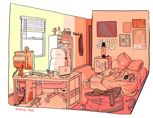 tudoujie:Finished two room designs for my characters!