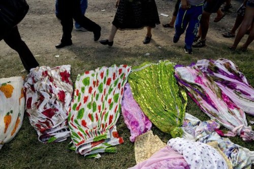 iophiels:“Romanian Romas Celebrate the Birth of the Virgin Mary“Photo by Vadim Ghirda/AP