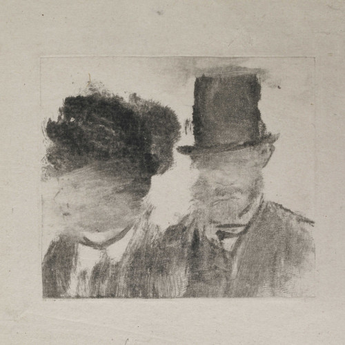 walzerjahrhundert:Edgar DegasHomme et femme,en buste1877-1880