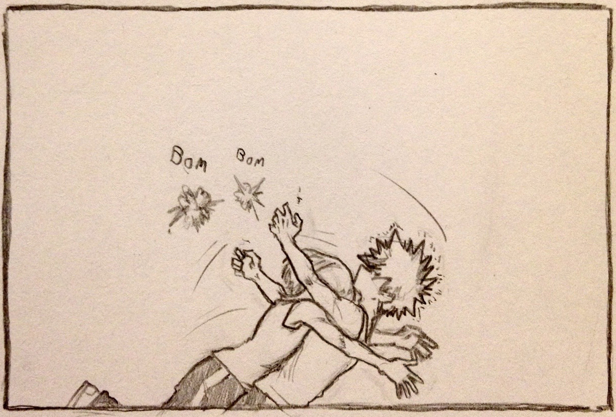 athanatosora:  (is she lifting him with her quirk? is it just Natural Strength??