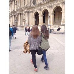 Roaming Paris with my best friend