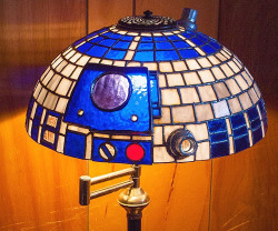 yup-that-exists:  R2-D2 Stained Glass Lamp (BUY IT HERE)