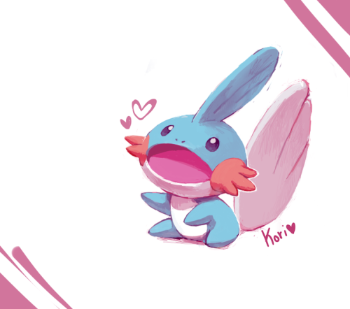 pokemonfourever:mudkip by ~kori7hatsumine