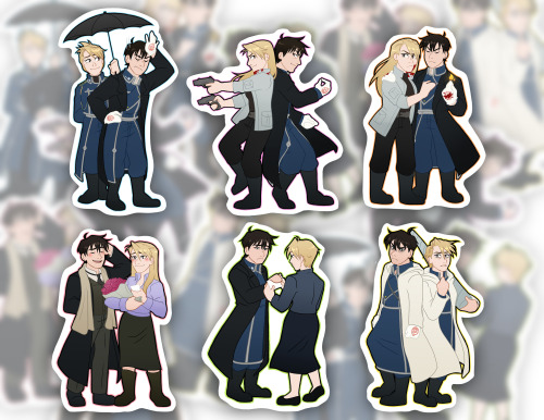 Royai stickers are now up on my shop! ️https://www.etsy.com/shop/AnnaLeighArtwork?sort_order=price_d