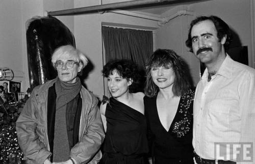 Andy Warhol, Caitlin Clarke, Debbie Harry and Andy Kaufman at Teaneck Tanzi: The Venus Flytrap(1983)