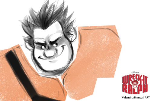 captainvalbransketchbook:  A little Tribute to RALPH!! i really love this MOVIE!!! :3 