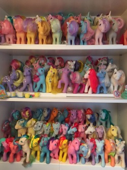 yodawgiheardyoulikeponies:My drug of choice: G1 My Little Ponies