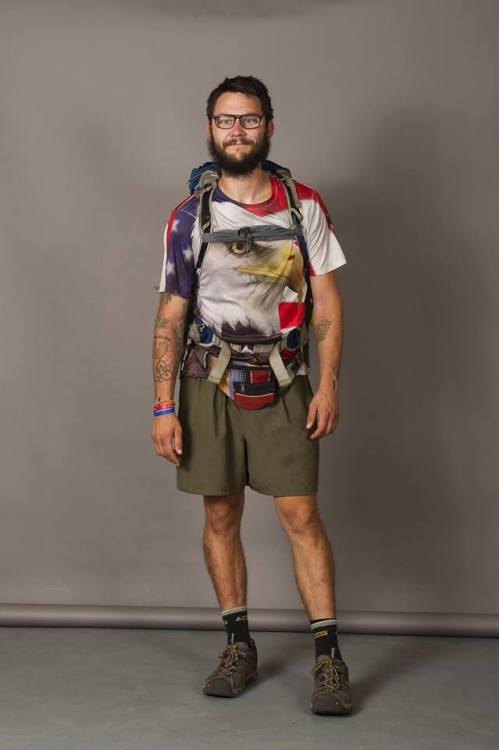 oak-n-iron:  initiating-oliver:  Alright everyone. This guy is my cousin Ben. He’s a former soldier. For the past 7 months he’s been hiking the Appilation Trail. He’s worn this shirt almost everyday. Enjoy.  This fucking guy rules. 