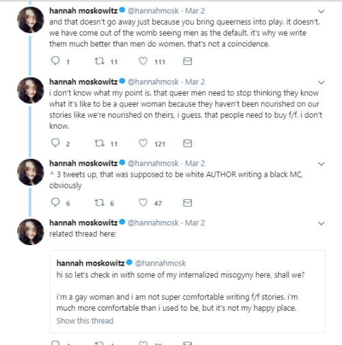 Bisexual author Hannah Moskowitz on m/m, queer women, and dominant cis white gay narratives [+ Bonus