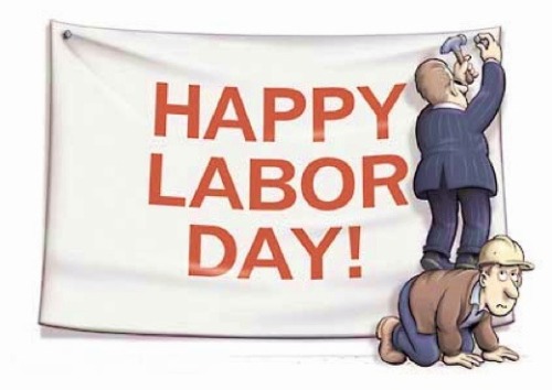 cartoonpolitics:  ‘Labor Day  .. It’s More Than Just a Barbecue’  .. (read more here)(cartoon by Clay Bennett)