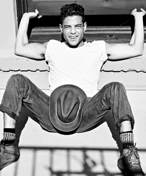 ramimaleks-daily:  Rami Malek photographed by the Riker Brothers (2013) 