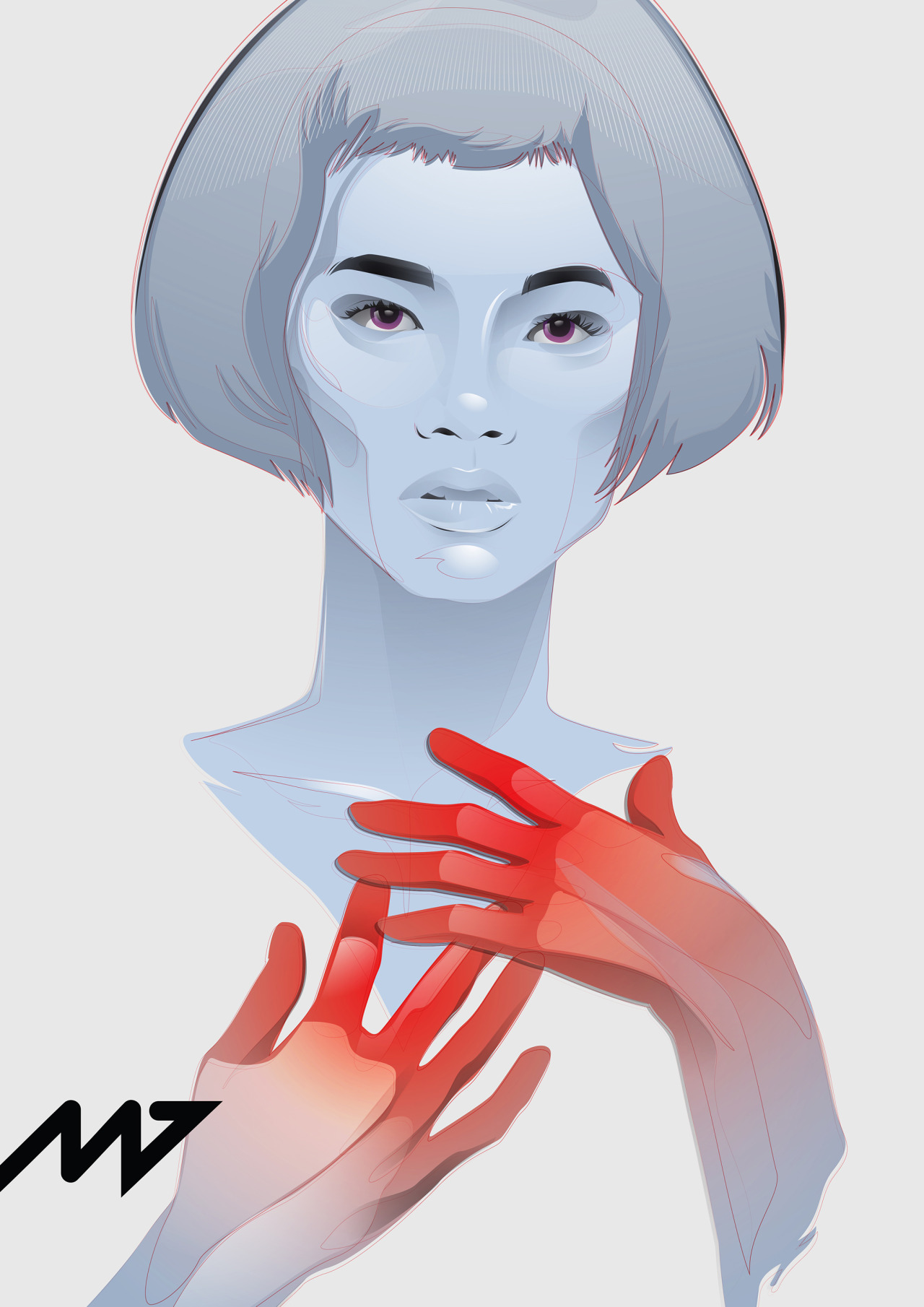 eatsleepdraw:  Bloodstained by Martin Diegor Follow me on Behance, Instagram and