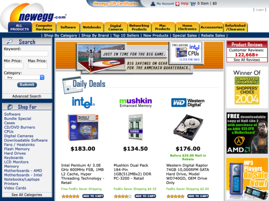 newegg.com - February 2005