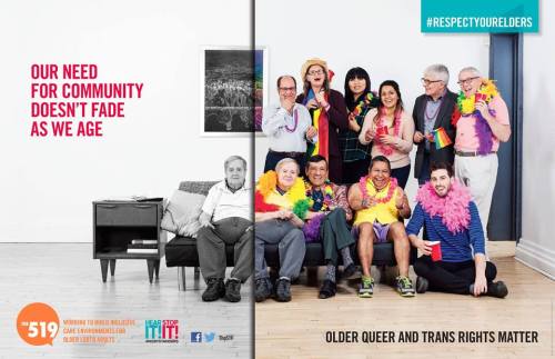 likelyhealthy:Meeting the Needs of Older LGBTQ People The 519 has a long history of working to build