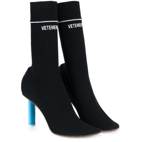 Vetements Sock Ankle Boots ❤ liked on Polyvore (see more ankle bootie boots)