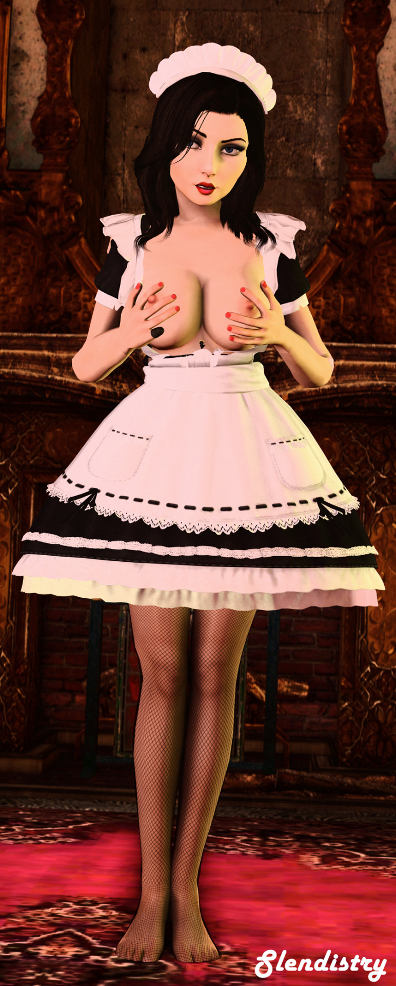slendistry:  Liz Maid outfitFull Size (4k)I hacked on Kokoro’s maid outfit to the