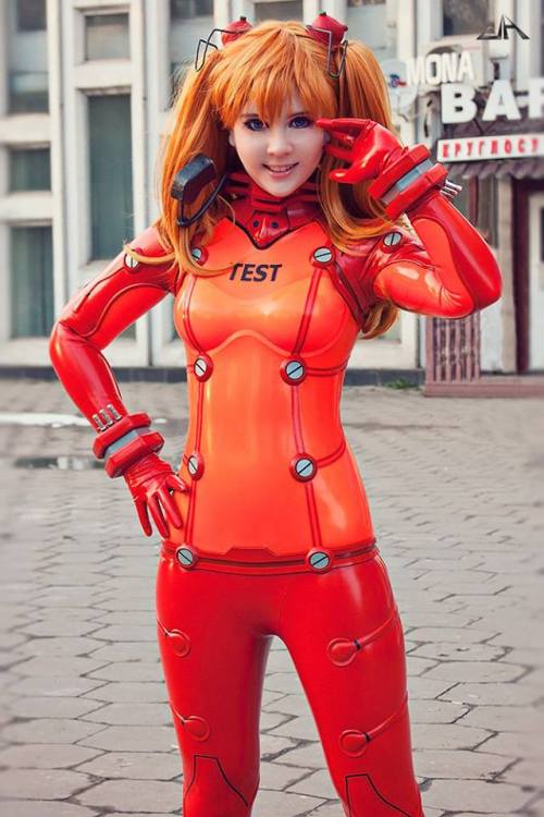 latex-passion: Asuka (Test Suit) cosplay by Tis Cosplay