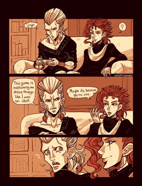vvisti:messy comic kinda sorta based on something that happened earlier this week oops.