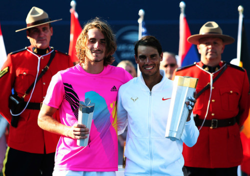 gymnasticians:Rafael Nadal defeats Stefanos Tsitsipas to win the Rogers Cup, earning his 80th ATP Wo