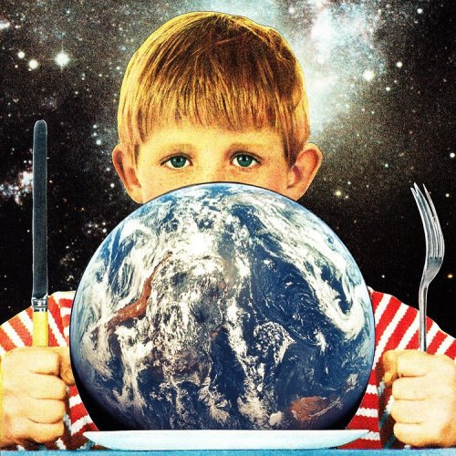 Hunger #joewebb #collage #world #planet #earth #food #sustainable #sustainability #meat #vegetarian 