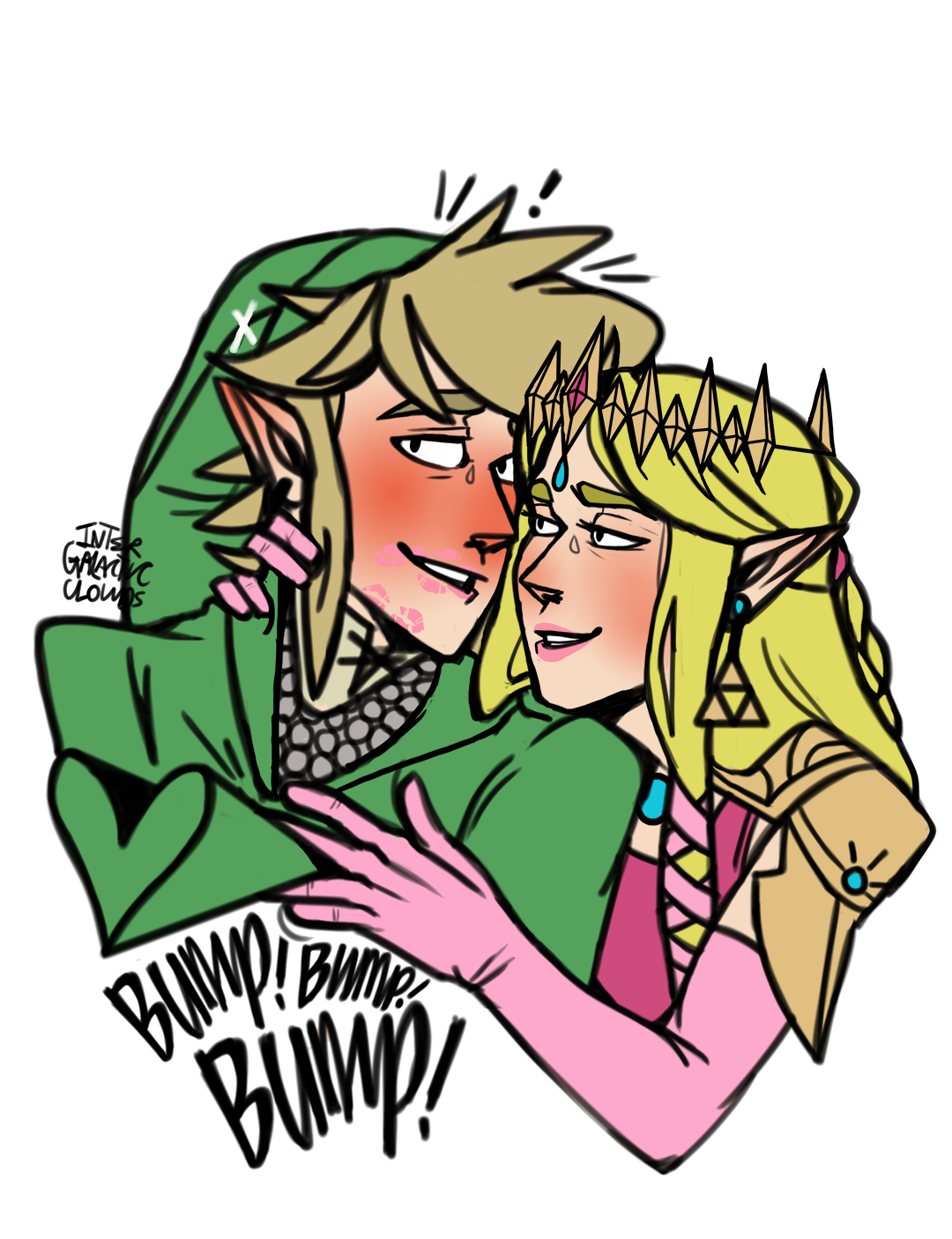 Carbonated Lifeforms — ZELINK WEEK Beat of Your Heart AU based on...
