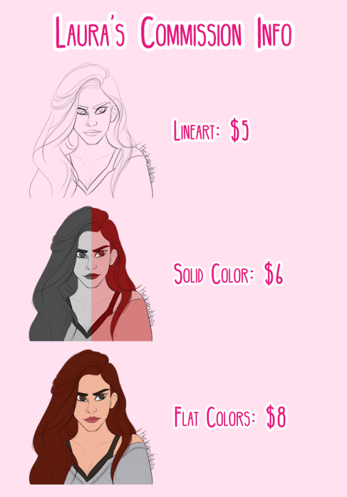 thelementalists:

Commissions!Now that I’m a bit better from my chemo sessions I’m finally opening up my commissions! But since my health is still a problem, and I’ll still have to go through more chemo sessions in the future, I’ll only be doing bust drawings for now.I will make fanart, oc art and real people portraits. :)I charge ½ of the original price for an extra character.References are more than welcome! The more, the better.Please consider that my health is an issue right now, so your commission might take some time.If you want something bigger than a bust I am open to conversation, but you have to understand that under my current condition bigger pieces might take a long time to be done.If anyone is interested send me a DM and we’ll talk further about your possible commission, payment and the time I’ll need to do it ❤Reblogs are greatly appreciated! #WHO WANTS SOME BOMB COMMISSIONS!!!  #with the art style that no one can copy!  #she finally opened itttt!!! #playchoices #yo peps who wanted to commission me GO CHECK HER ART PIECES!!!