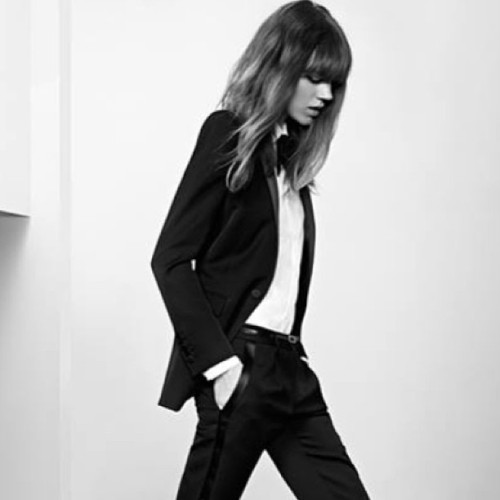 minimartcreative:Le tuxedo at Saint Laurent nice! #ysl #saintlaurent #tuxedo (at facebook.com/minima