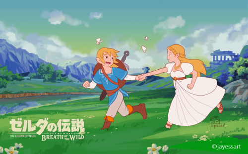 jayessart:  Legend of Zelda: Breath of the Wild (Studio Ghibli, 1987) some hypothetical movie poster