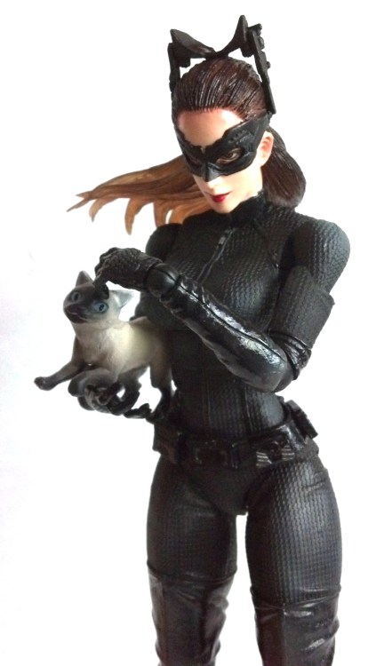 Toybox: Play-Arts Kai “The Dark Knight Rises” Catwoman. Wasn’t a big fan of the mo
