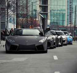 luxurysupercars:  Lamborghini Ferrari Nissan Audi Porsche