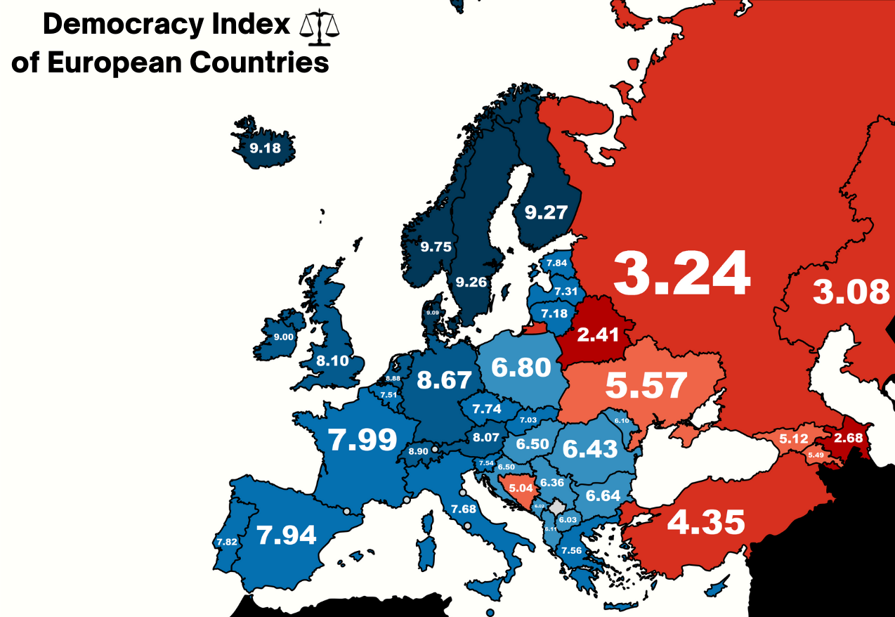 european countries map 2022