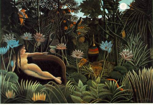 nobrashfestivity:   Henri Julien Rousseau, The Jungle  