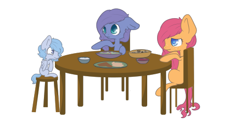 askbubblepop:  BubblePop, SweetNight, And MorningDew wish you a happy Thanksgiving! And if you don’t celebrate Thanksgiving, They wish you a happy Thursday where Americans eat a lot! Regardless! Have a great day!  X3! D'aww! <3 Gee, I think somefilly