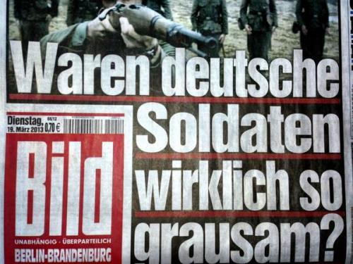 schlandhassen:  BILD-“Zeitung”.  JA WAREN SIE! -.-“ 