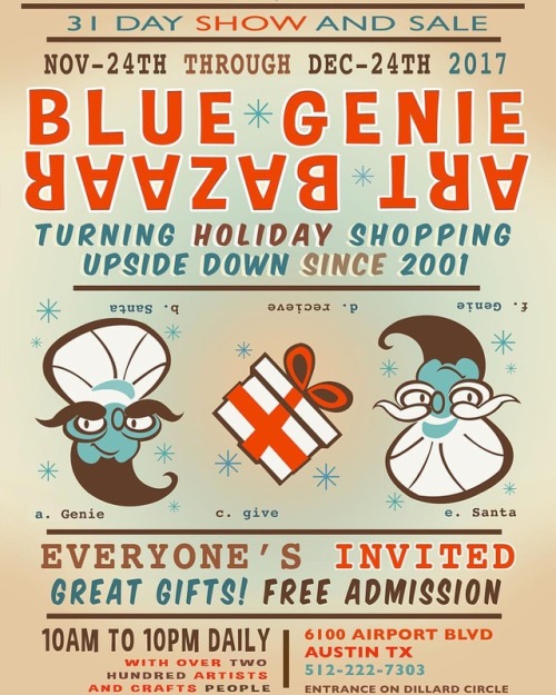 Very soon!!#bluegenieartbazaar #austintx