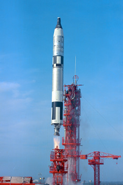 10 Gemini 6 launches into space on December 15, 1965, NASA, USA