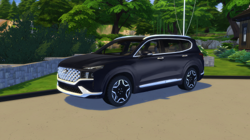 2021 Hyundai Santa Fe by LorySims Screenshots by @moderncrafterThe Adventurous Compact SUV CAR POLYC