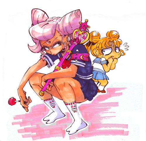 rafchu:  Sailor Uranus (aka Haruka Tenoh) from Sailor Moon as a kinky nurse ! I couldn’t resist the joke… (σ´▽｀)σ Aaaand she’s the last of the 5 secondary Sailors, here they are altogether : Sailor Uranus as a nurse, Sailor Pluto as a Suicide