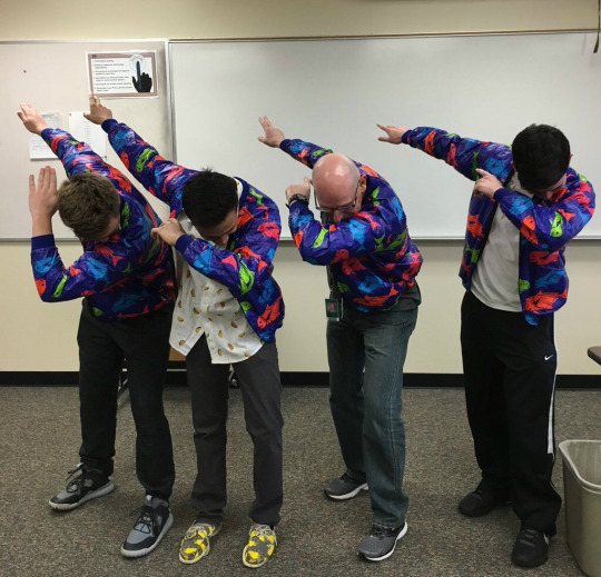 1squirtle:  heart:  the weirdest things honestly happen in my school like back in the spring, this guy in my grade randomly started selling these seafood restaurant jackets for ū and everyone started buying and wearing them to school. the administrators